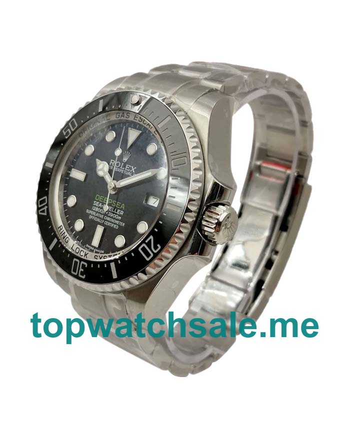 44MM Swiss Men Rolex Sea-Dweller Deepsea 116660 V7 D-Blue Dials Replica Watches UK