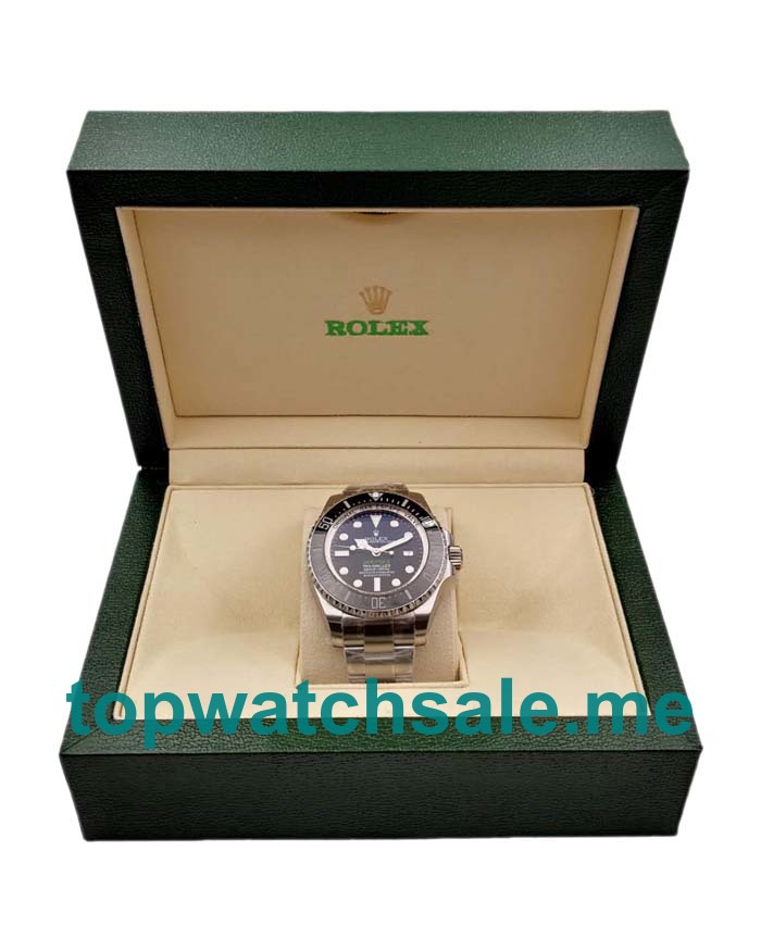 44MM Swiss Men Rolex Sea-Dweller Deepsea 116660 V7 D-Blue Dials Replica Watches UK