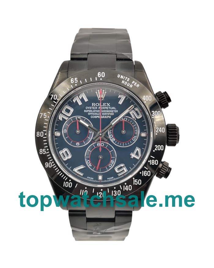 40MM Swiss Men Rolex Daytona 116509 Blue Dials Replica Watches UK