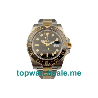 40MM Swiss Men Rolex GMT-Master II 116713 LN Black Dials Replica Watches UK