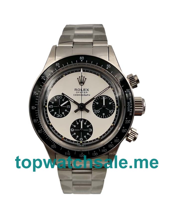 36MM Swiss Men Rolex Daytona 6263 White Dials Replica Watches UK