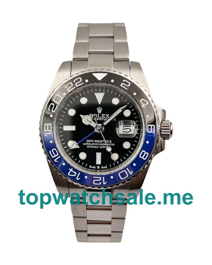 40MM Men Rolex GMT-Master II 116710 Black Dials Relica Watches UK