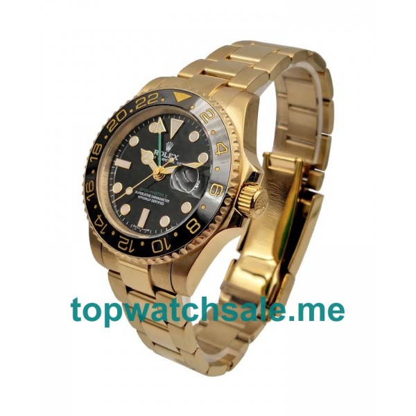 40MM Men Rolex GMT-Master II 116718 Black Dials Replica Watches UK