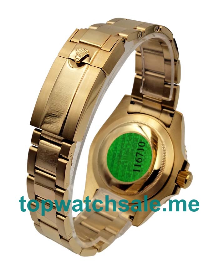 40MM Men Rolex GMT-Master II 116718 Black Dials Replica Watches UK