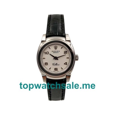 25MM Women Rolex Cellini 5310 White Dials Replica Watches UK