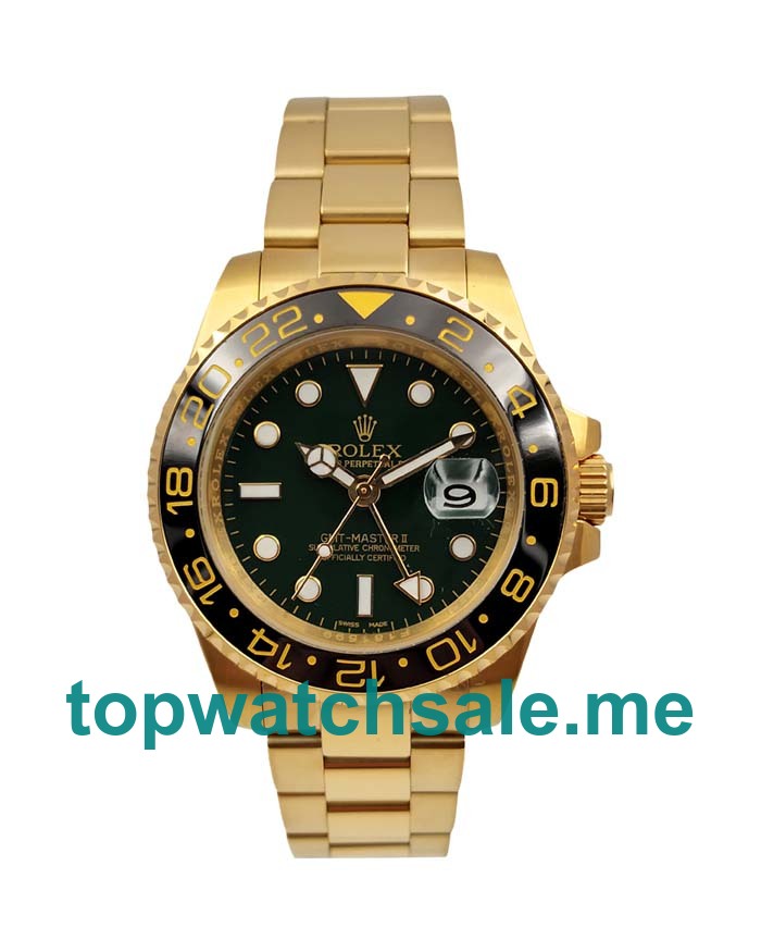 40MM Men Rolex GMT-Master II 116718 Green Dials Replica Watches UK