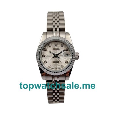 26MM Women Rolex Lady-Datejust 79174 Silver Dials Replica Watches UK