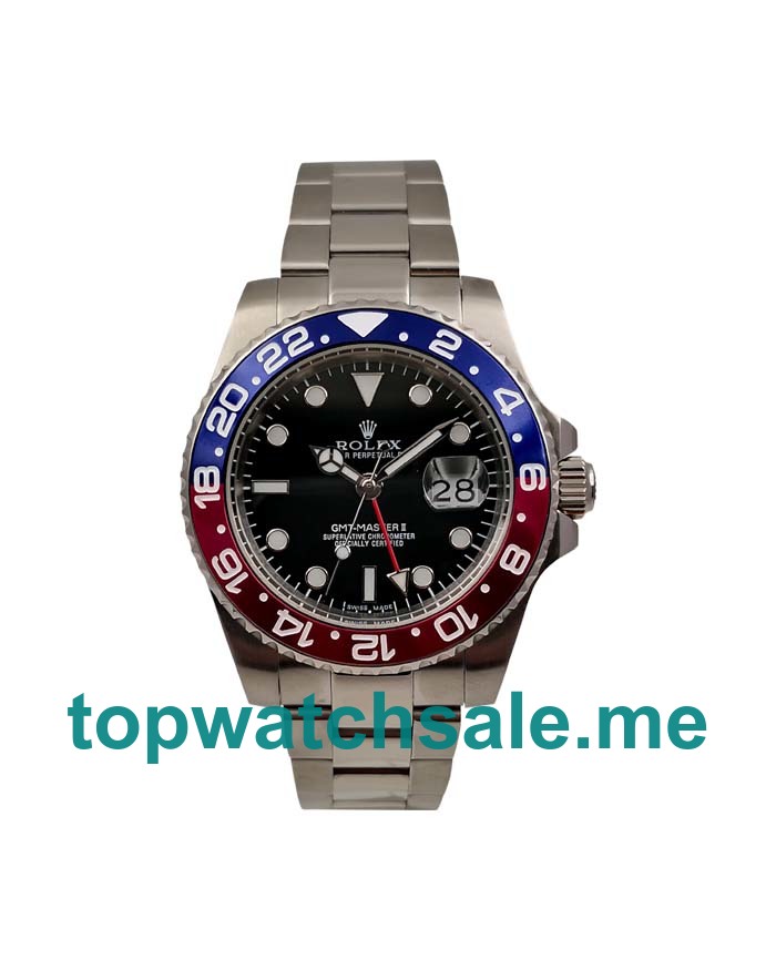 40MM Men Rolex GMT-Master II 116719 BLRO Black Dials Replica Watches UK