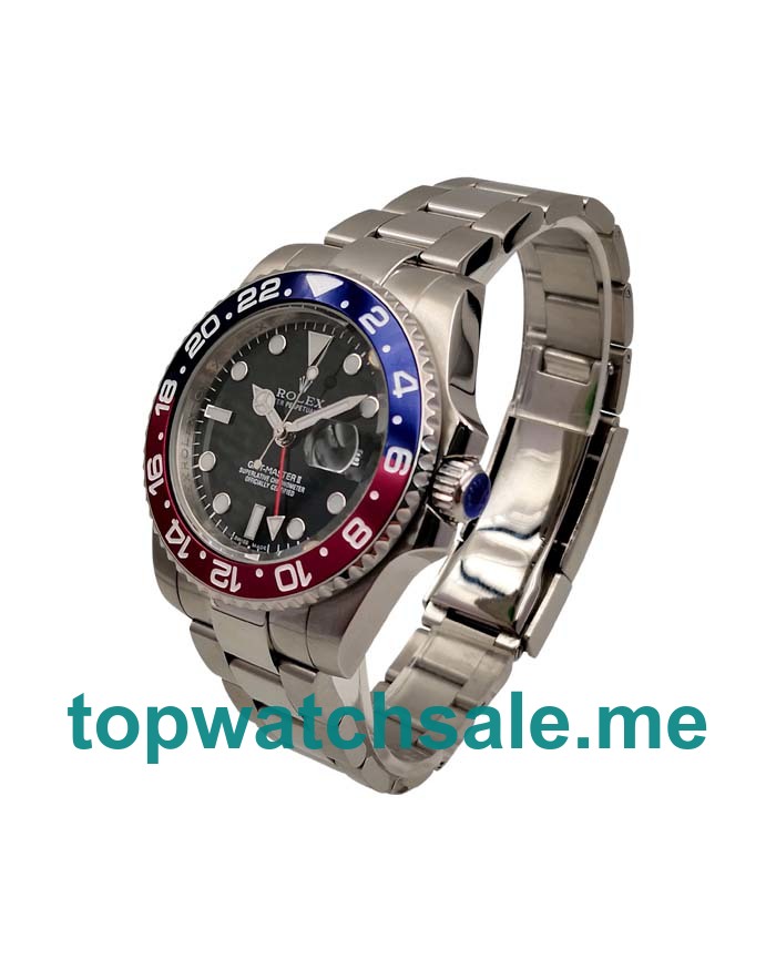 40MM Men Rolex GMT-Master II 116719 BLRO Black Dials Replica Watches UK