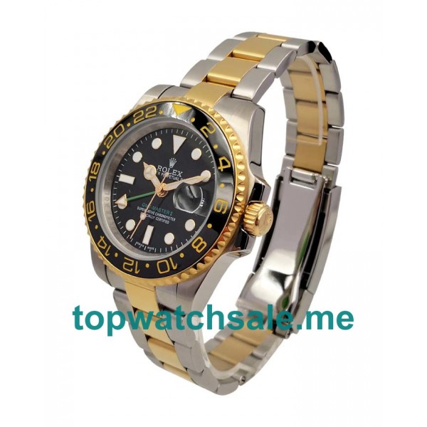 40MM Men Rolex GMT-Master II 116713 LN Black Dials Replica Watches UK