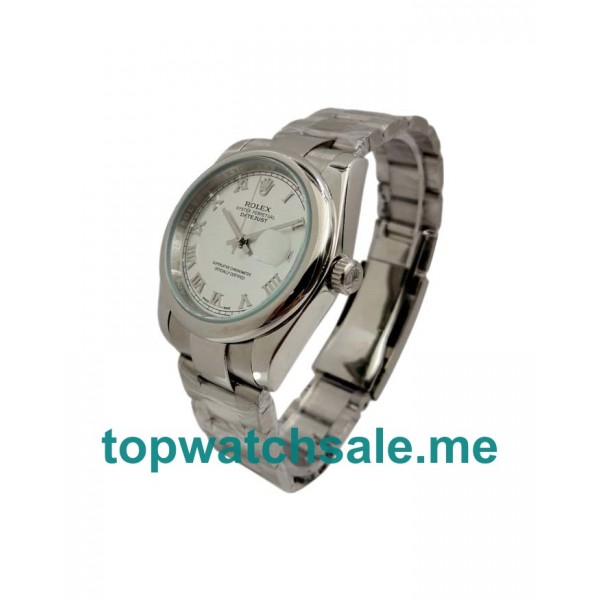 36MM Men Rolex Datejust 116200 Silver Dials Replica Watches UK