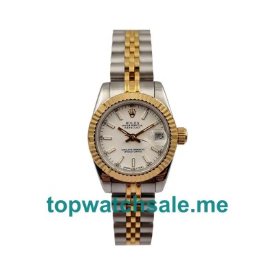 26MM Women Rolex Lady-Datejust 179173 White Dilas Replica Watches UK