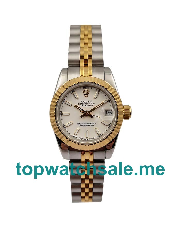 26MM Women Rolex Lady-Datejust 179173 White Dilas Replica Watches UK