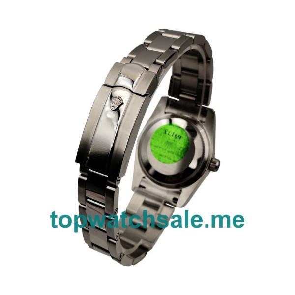 31MM Women Rolex Oyster Perpetual 177200 Purple Dials Replica Watches UK