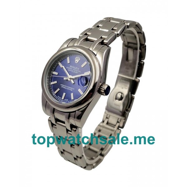 31MM Men And Women Rolex Datejust 178240 Blue Dials Replica Watches UK