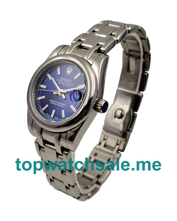 31MM Men And Women Rolex Datejust 178240 Blue Dials Replica Watches UK