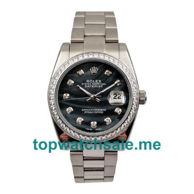 36MM Men Rolex Datejust 116244 Mother Of Pearl Dials Replica Watches UK