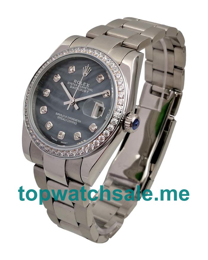 36MM Men Rolex Datejust 116244 Mother Of Pearl Dials Replica Watches UK