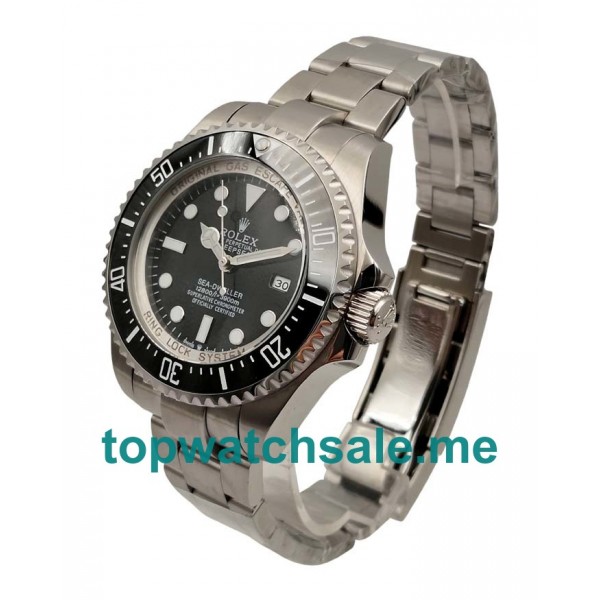 44MM Men Rolex Sea-Dweller Deepsea 116660 Black Dials Replica Watches UK