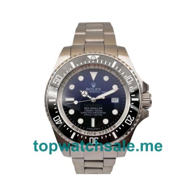 44MM Men Rolex Sea-Dweller Deepsea 116660 Black And Blue Dials Replica Watches UK