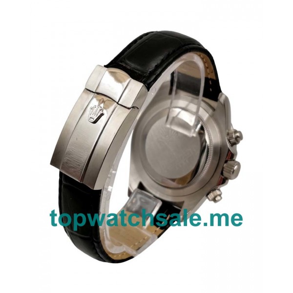 40MM Men Rolex Daytona 116589BR Black Dials Replica Watches UK