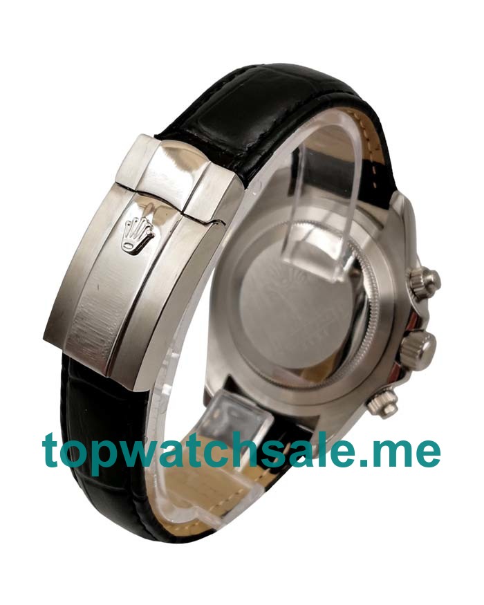 40MM Men Rolex Daytona 116589BR Black Dials Replica Watches UK