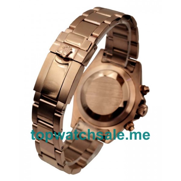 40MM Men Rolex Daytona 116505 White Dials Replica Watches UK