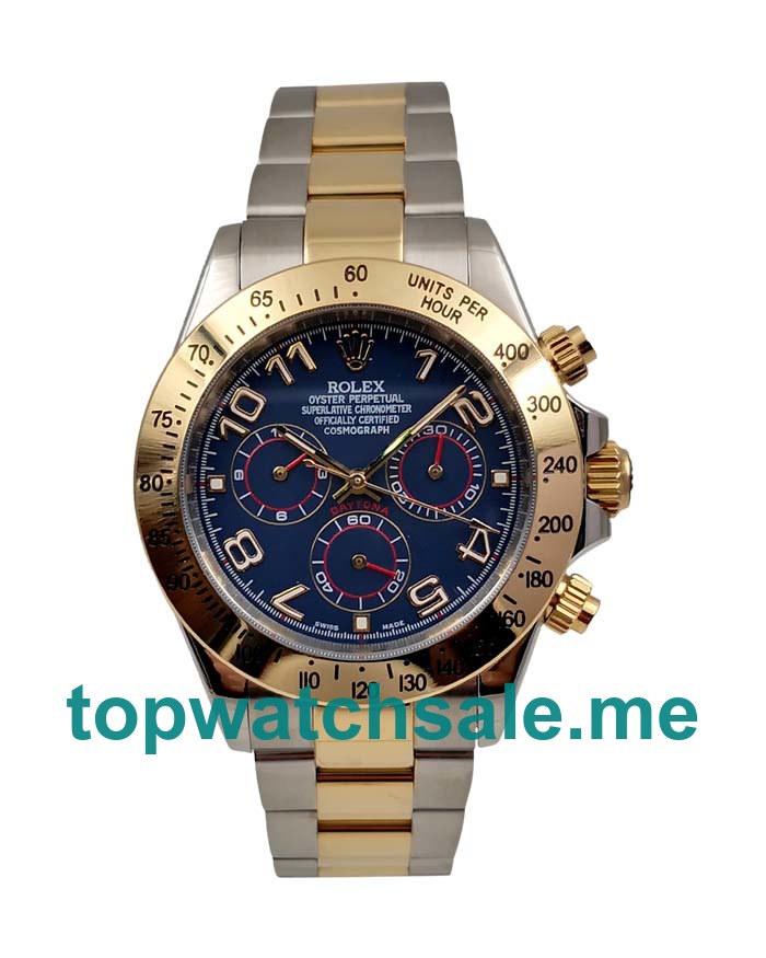 40MM Men Rolex Daytona 116523 Blue Dials Replica Watches UK
