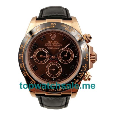 40MM Men Rolex Daytona 116515 Chocolate Dials Replica Watches UK