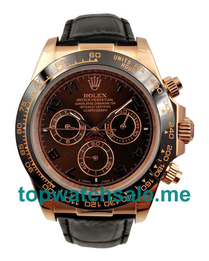 40MM Men Rolex Daytona 116515 Chocolate Dials Replica Watches UK