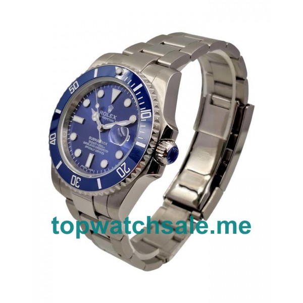 40MM Men Rolex Submariner 116619 LB Blue Dials Replica Watches UK