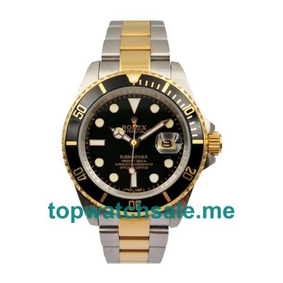 40MM Men Rolex Submariner 116613 LN Black Dials Replica Watches UK