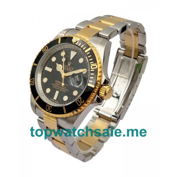 40MM Men Rolex Submariner 116613 LN Black Dials Replica Watches UK