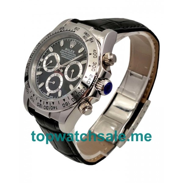 40MM Men Rolex Daytona 116519 Black Dials Replica Watches UK