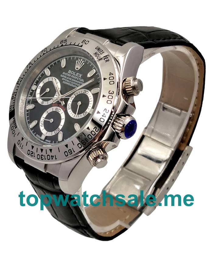 40MM Men Rolex Daytona 116519 Black Dials Replica Watches UK