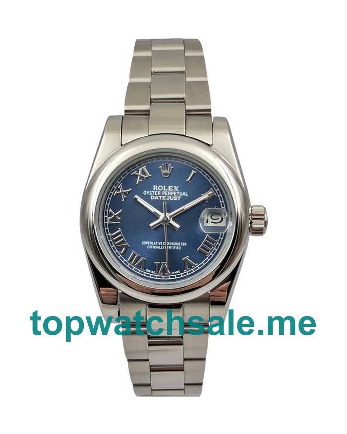 31MM Men And Women Rolex Datejust 178240 Blue Dials Replica Watches UK