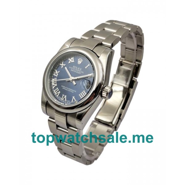 31MM Men And Women Rolex Datejust 178240 Blue Dials Replica Watches UK