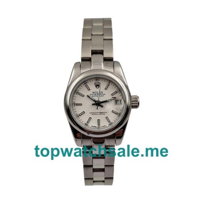 26MM Women Rolex Lady-Datejust 179174 White Dials Replica Watches UK