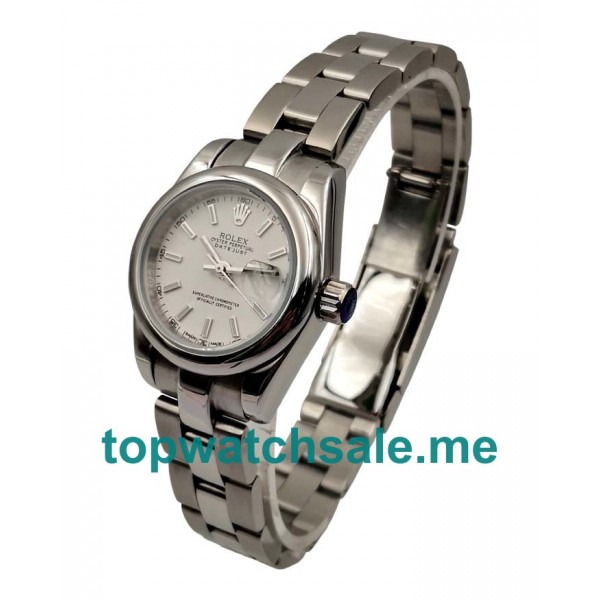 26MM Women Rolex Lady-Datejust 179174 White Dials Replica Watches UK