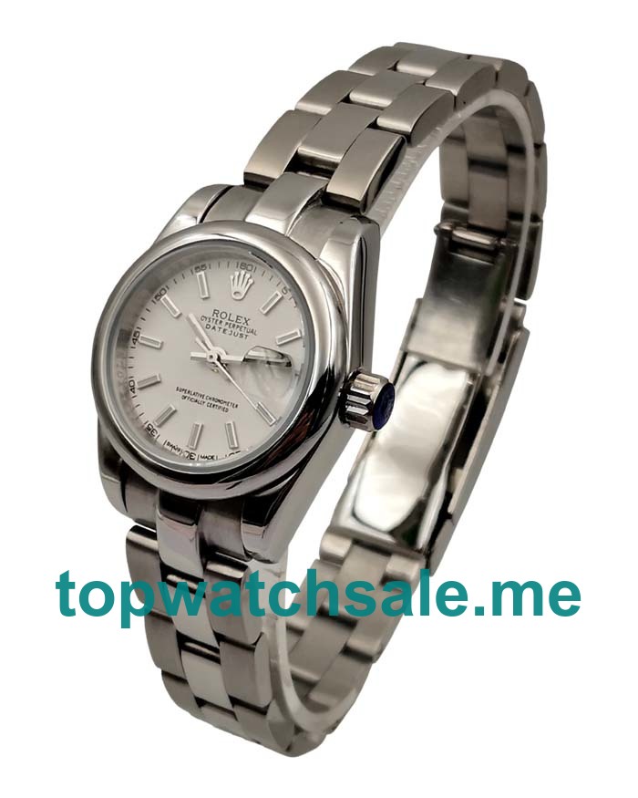 26MM Women Rolex Lady-Datejust 179174 White Dials Replica Watches UK