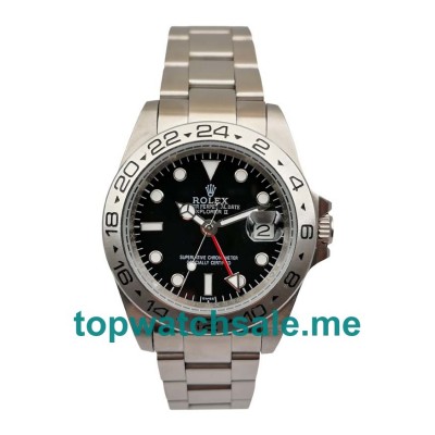 40MM Men Rolex Explorer II 16570 Black Dials Replica Watches UK