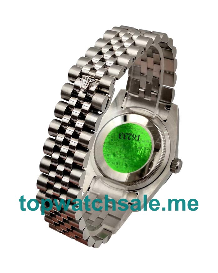 36MM Men Rolex Datejust 1603 Silver Dials Replica Watches UK
