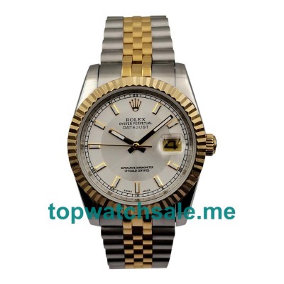 36MM Men Rolex Datejust 116233 Silver Dials Replica Watches UK