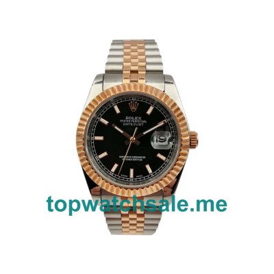 36MM Men Rolex Datejust 116231 Black Dials Replica Watches UK