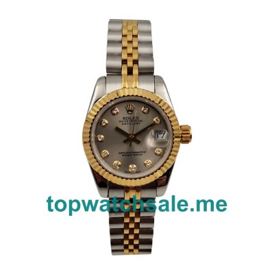 26MM Women Rolex Lady-Datejust 79173 Grey Dials Replica Watches UK