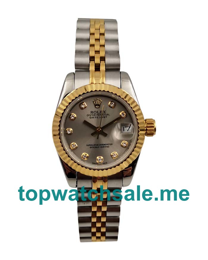 26MM Women Rolex Lady-Datejust 79173 Grey Dials Replica Watches UK