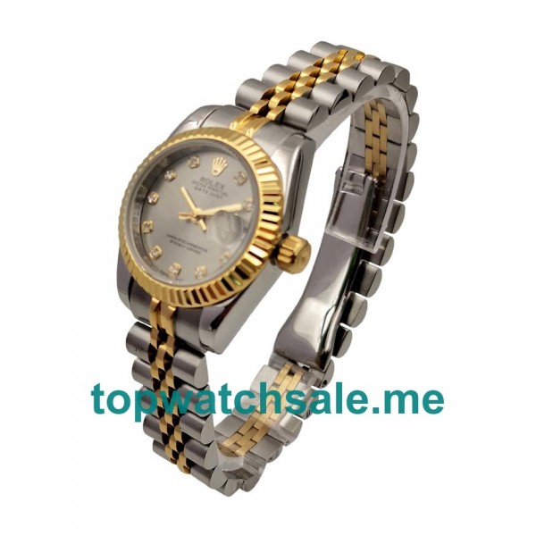 26MM Women Rolex Lady-Datejust 79173 Grey Dials Replica Watches UK