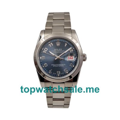 36MM Men Rolex Datejust 116200 Blue Dials Replica Watches UK