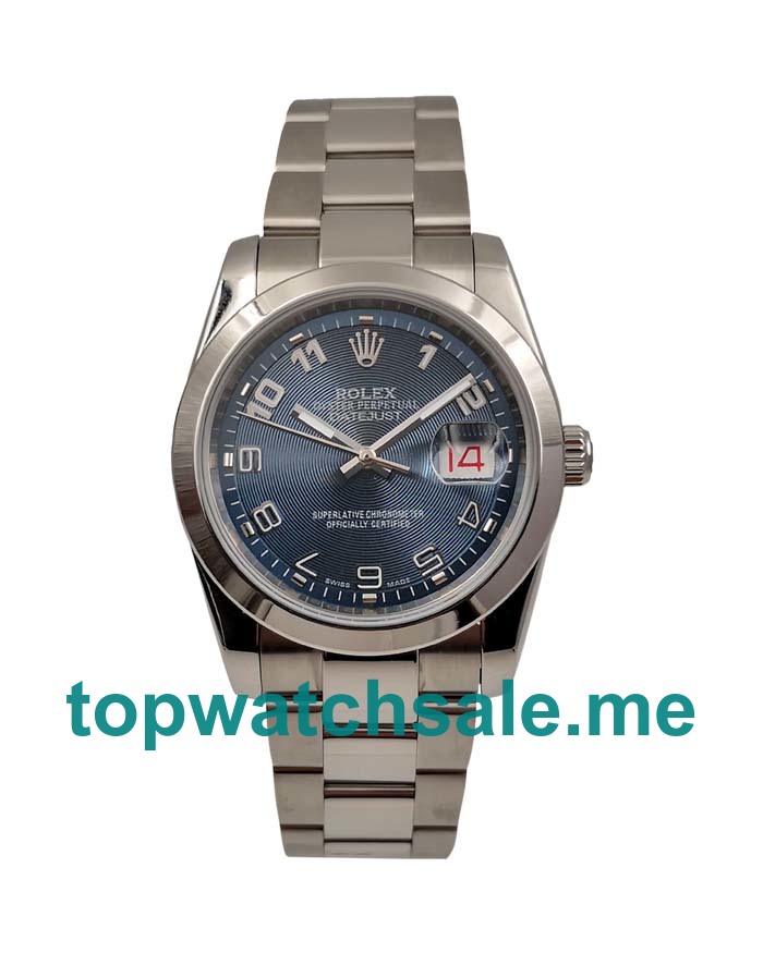 36MM Men Rolex Datejust 116200 Blue Dials Replica Watches UK