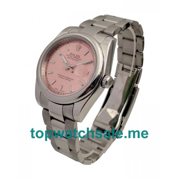 36MM Men Rolex Datejust 116200 Pink Dials Replica Watches UK